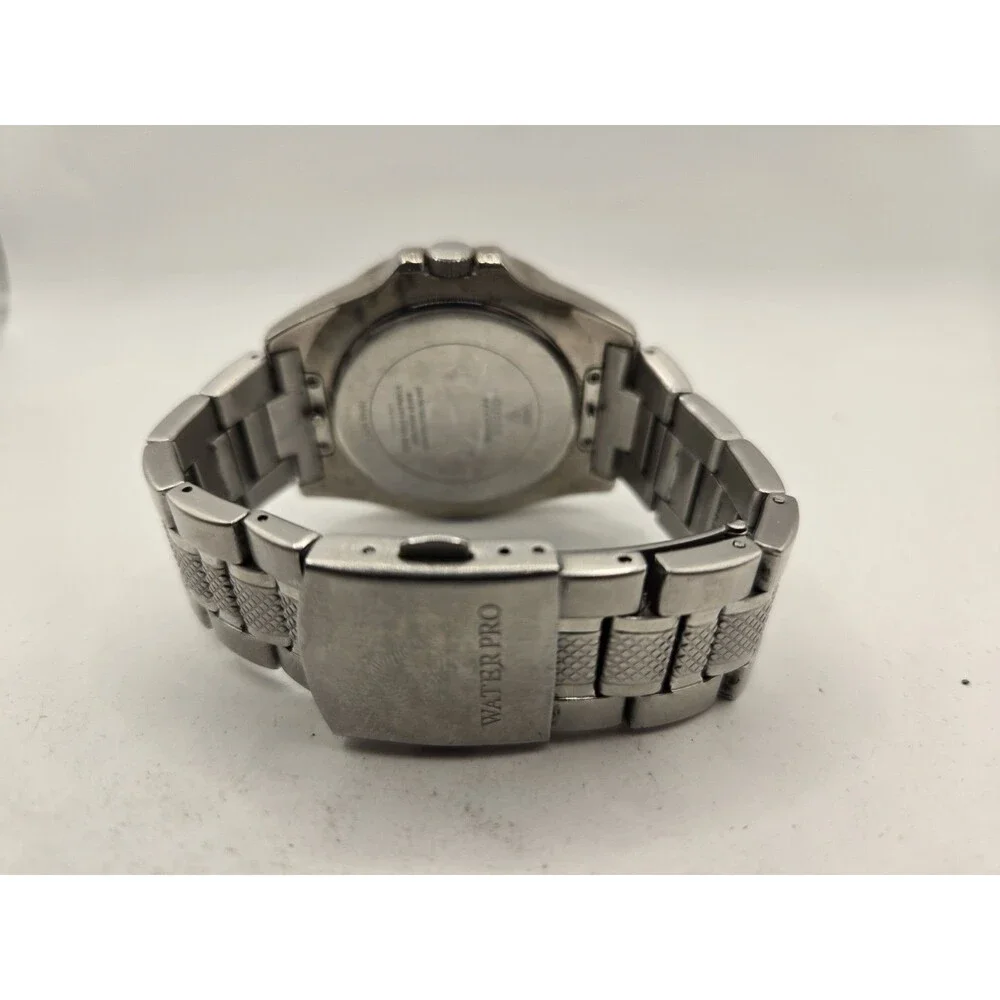 GUESS Waterpro stainless steel men's chronograph watch U12505G1. 6.75